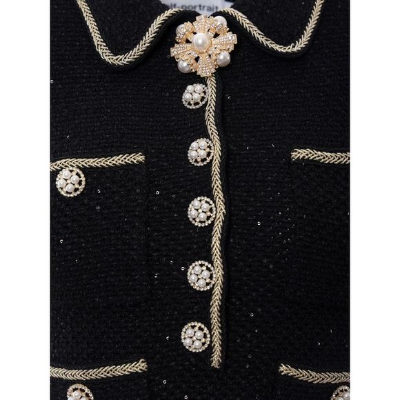 SELF PORTRAIT Dress Woman Black Dresses - Picture 3 of 3